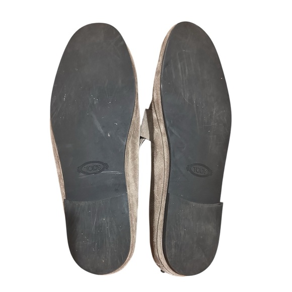 Tod’s Suede Loafers Beige | Old Money Quiet Luxury Minimal Men’s Shoes 6.5 - Picture 2 of 6